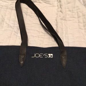Joe’s Jeans denim “recycle” bag. New with tags